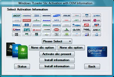 Windows 7 ultimate activation cracked with oem master key